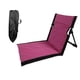 thumbnail image 3 of Silla de piso con respaldo Silla de camping con bolsa de transporte Silla de playa portátil fácil de transportar Tumbona de playa para senderismo Color Pitaya39x40x38, 3 of 8