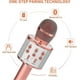 thumbnail image 2 of Karaoke microphone with speaker - Rose Gold, 2 of 5