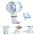 thumbnail image 4 of Spptty Mini LED Stage Light Multicolour RGB 2-Head Rotating E27 Screw Mount, 4 of 8