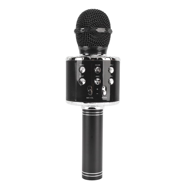 Microphone Sans Fil, Microphone Karaoké Bluetooth Sans Fil, Construction Robuste
