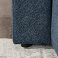 thumbnail image 5 of Sectional Sofa, U-Shaped Couch with2 Single Seat, 2 Chaises and 2 Ottomans, Modular Modern Sofa Couch with Ottoman, Filled Reversible Sofa Couch with Waist Pillows (Navy), 5 of 9