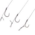 thumbnail image 3 of Aparejos de Pesca Sunnimix Anzuelos sin Púas 6# 8# 10# + Boilie Stops Plata, 3 of 7