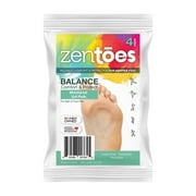 ZenToes Metatarsal Pads Ball of Foot Cushions Adhere to Shoes for Neuroma, Metatarsalgia Pain Relief 4 Pack