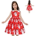 thumbnail image 4 of Girls Christmas Dresses Fancy Halloween Christmas Festival Party Dress 2-9Y, 4 of 7