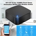 thumbnail image 3 of Smart WiFi+RF Bridge 433MHz Smart Home Automation Module Wifi Wireless Switch Universal Timer DIY Convert 433MHz RF Remote Controllers to App via WIFI Compatible with  Alexa, 3 of 7