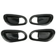 thumbnail image 3 of Inside Door Bowl Trim Interior Door Pull Trim Interior Door Handle Sticker Car Interior Trim Inner Door Handle Cover Bowl Pull Trim Carbon Fiber Style Fit For  Navara Frontier, 3 of 8