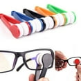 thumbnail image 6 of Usloyux Glasses Cleaner, Glasses Sunglasses Eyeglass Spectacles Cleaner Kit, Microfiber Cleaning Brush Wiper for Lens, Portable Mini Cleaner for Eyewear, Easy Use No Scratch, 2 Pack Random Color, 6 of 6