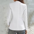 thumbnail image 7 of Maqroz Napoleon Jacket for Womens Stand Collar Long Sleeve Double Breasted Outerwear Gold Decor Buttons Tailored Structured Dressy Jacket for Evening Occasions, 7 of 7