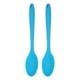 thumbnail image 1 of Cucharas de silicona Uxcell de 2 piezas, utensilio de cocina resistente al calor, cuchara de mezcla para cocinar, mezclar, revolver y servir, azul, 1 of 6