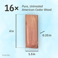 thumbnail image 3 of Ambientador de armario Inovida con bloques de madera de cedro, 16 unidades, 3 of 6