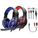 thumbnail image 1 of Auriculares de Diadema BossPro 40mm 2.2m 20-20000Hz 105± 3DB con Micrófono Rojo. Hot-Shot MXDSO-002, 1 of 2