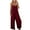 Red, variant on TIHLMK Womens Jumpsuit Women Summer Fashion Stylish Sling Solid Pocket Casual Jumpsuit Gift for Women