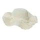 thumbnail image 3 of Sombreros de paja para mujer, sombreros para el sol, visera de moda, sombreros de protección solar bohemios, sombreros de playa Blanco, 3 of 9