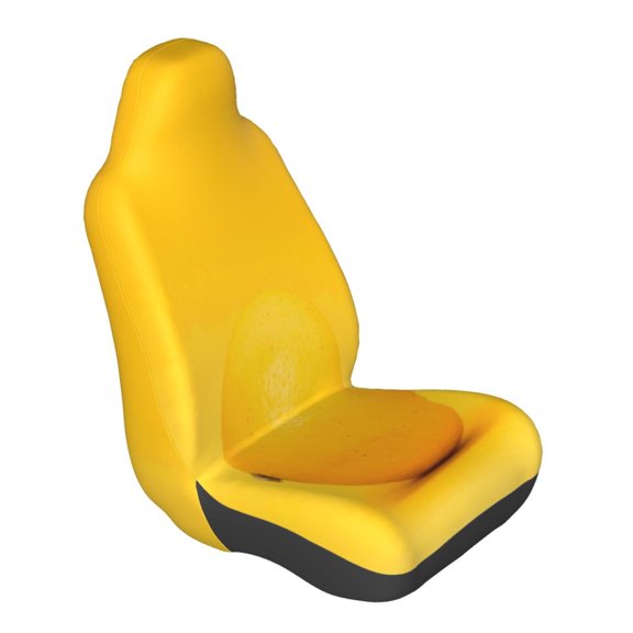 Lsque Yellow Lemon Pattern Car Seat Covers for Front Seats , Waterproof Seat Covers for Cars, Sporty Front Seat Covers,Car Seat Cover Protector Front Seats