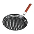 thumbnail image 4 of Sartén para asar, placa para parrilla, fácil de limpiar, mango plegable, sartén para asar en interiores o exteriores, sartén para cocinar para viajar, 4 of 9