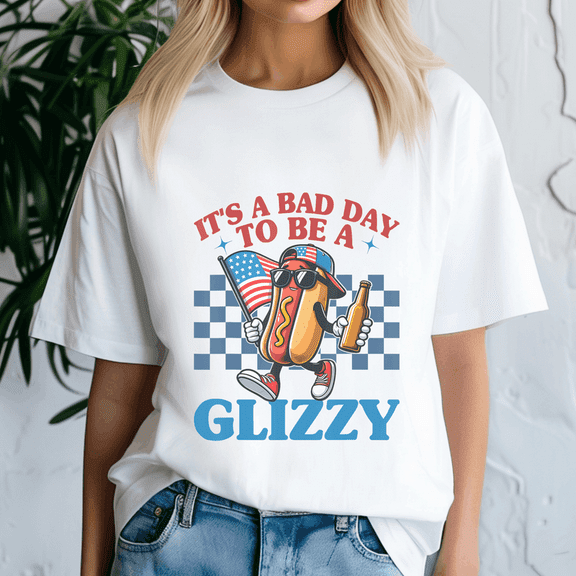 Glizzy Funny 4Th Of July, Independence Day, Fourth Of July,4 Of July Shirt, Memorial Day Gift, Usa Flag, Fireworks Shirt, Stars And Stripes Tee, Patriotic Tshirt