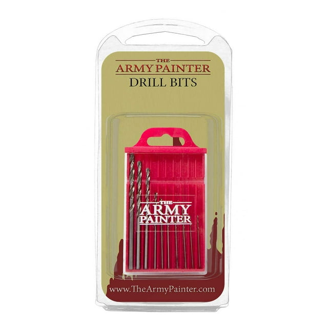 Juego de brocas The Army Painter, 10 brocas pequeñas con forma de pinza