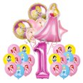 thumbnail image 1 of Disney Pink Princess Theme Birthday Party Balloon Table Cloth Cake Decoration Tableware Decoration, 1 of 6