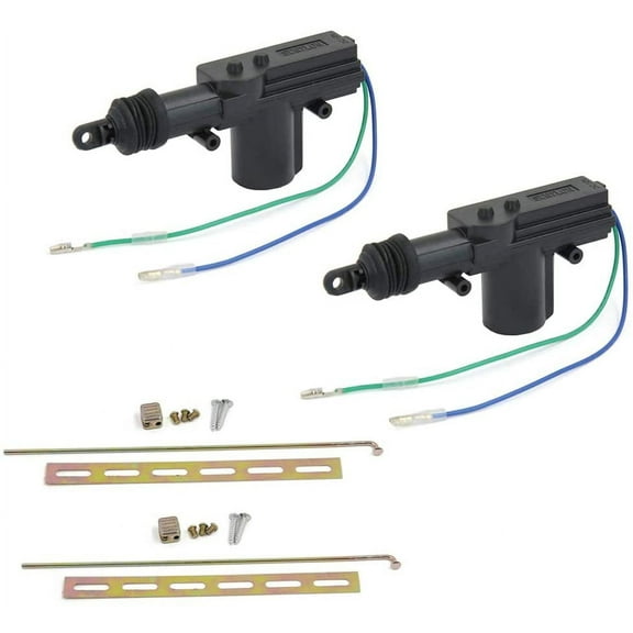American Terminal 2PCS Universal 2 Wires 12V Car Auto Motor Heavy Duty Power Door Lock Actuator