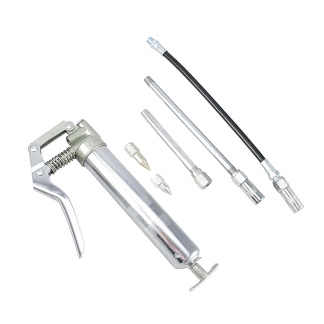 Engrasadora Portátil con Agarre de Palanca de 120 Cc con s de Manguera Herramienta de Maquinaria de Ingeniería Zulema Inyección de grasa de acero de 120 cc