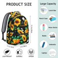 thumbnail image 6 of "Stylish Sunflower Themed Backpack for Women - Large Floral Print Bookbag with Laptop Compartment, Perfect for High School & College Students, Durable Construction for Daily Campus Use", 6 of 6