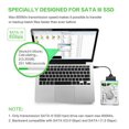 thumbnail image 3 of QJUHUNG USB 3.0 to SATA III Hard Drive Adapter Cable for 2.5” SSD HDD Drives External Converter Cable, 3 of 8