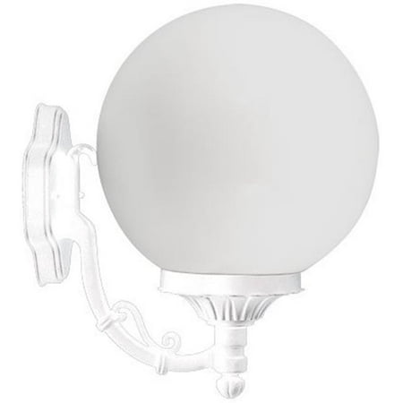 

Dabmar Lighting GM245-W Powder Coated Cast Aluminum Wall Light Fixture White - 13.88 x 9.63 x 12.25 in.