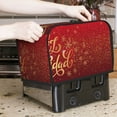 thumbnail image 7 of Fotbe Merry Christmas for Two Slice Toaster Cover, Fingerprint Protector, Super Soft Appliance Cover And Dust Cover,Bread Dust Cover & Fingerprint Protection, 7 of 7