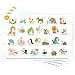 thumbnail image 3 of Sets de Table Jetables pour Bébé Lot de 40 Sets de Table Adhésifs Alphabet ABC Animal pour Enfants, Multicolore, 3 of 4