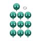 thumbnail image 2 of 10 globos de papel de aluminio para fiestas, globos redondos de 22 pulgadas para Verde, 2 of 9