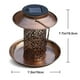 thumbnail image 3 of ¡Oferta Exclusiva!, Lámpara solar de hierro forjado de metal, hueca, antigua, para colgar al aire libre, comedero para pájaros Akmoler, 3 of 8