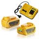 thumbnail image 1 of Batería Bonacell 20V Max 8.0Ah Paquete de 2 para Herramientas Dewalt, 1 of 7