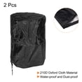 thumbnail image 3 of Uxcell Roof Turbine Ventilator Cover Vent Protecting Cover Waterproof Dustproof 210D Oxford Cloth Black 2 Pack, 3 of 5