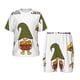 thumbnail image 1 of Balery Hello Autumn Conjunto de Pijama Infantil de Manga Corta con Estampado – Ropa de Dormir de Algodón Suave-XX-Large, 1 of 6