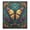Colored Glass Style, variant on IAUYY Magnetic Decorative -23x26 Inch,Removable DIY Art for Dishwasher Refrigerator and Other Metal Surfaces,Butterfly with The Pattern