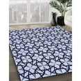 thumbnail image 2 of Ahgly Company Indoor Rectangle Patterned Heavenly Blue Area Rugs, 8' x 10', 2 of 6