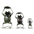 thumbnail image 2 of D-Art Collection Tin Metal and Iron Frog Candle Holder in Multi-Color (set of 3), 2 of 2