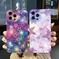 thumbnail image 2 of Para OPPO Reno7 4G Reno6 Reno8 Z 5G Reno5 F Reno2 Reno3 Reno4 A17 A17K A77S A57S Belleza Estrellas Borde Cuadrado Cubierta Completa Len Funda Protectora, 2 of 4