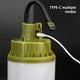 thumbnail image 5 of Farol de camping recargable por USB | Luz LED de carpa de 150 lúmenes | 3 modos de iluminación Lámpara de emergencia exterior | 3,93x6,88 pulgadas Compacto Portátil | Alimentado por pilas para, 5 of 9