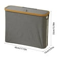 thumbnail image 3 of weibbin Panier de Rangement Transparent pour Rouleau de Papier Toilette, Panier de Rangement Antidérapant avec Couvercle, 3 of 6