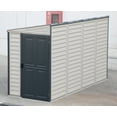 thumbnail image 6 of Duramax 4ft x 10ft Sidemate Plus Vinyl Resin Outdoor Storage Shed With Foundation Kit, 6 of 15