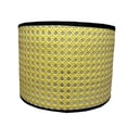 thumbnail image 2 of Pantalla de tambor de lino Yuyangstore lámpara colgante 25cmx18cm amarillo, 2 of 8