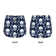 thumbnail image 3 of Susaid white arrow Skull Print Women's High Waisted Running Shorts Quick Dry Athletic Gym Track Workout Shorts Zip Pocket-XX-Large, 3 of 7