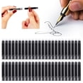 thumbnail image 2 of Retractable Pen Brush Title Pen Ink Sac Soft Pen Writing Pen Without Ink Pen Refillable 0.5 Mm Extra Fine Tip Ink Sac 50-Pack 1ml, 2 of 8