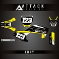 thumbnail image 2 of Attack Graphics Custom Fury Complete Bike Graphics Kit for Husqvarna TC 50 Mini 2020, 2 of 2