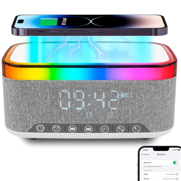 Magnetic Wireless Charger,15W Fast Charging Desk Phone Charging Station for iPhone 17 16 15 13 12 Pro Max Multiple Phone Devices Wireless Mobile Chargers for Home,Office,Outside Using