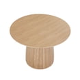 thumbnail image 2 of THOWDEE Modern 47.24 in Round MDF Dining Table, Oak, 2 of 7
