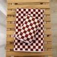 thumbnail image 6 of Chamoist Large Checkered Microfiber Bath Towel, 55" x 27.5" Quick Dry Thick Absorbent Towel, Soft Plush Lightweight Towel for Bathroom, Gym, Travel, 6 of 6