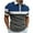Navy, variant on UVEASISHA Mens Zip Polos Shirts Short Sleeve,Men's Color Block Print Zipper Polos Shirt 2025 Lapel Collar Casual Slim Fit Tshirts Half Zip Golf Shirts,Khaki S
