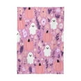 thumbnail image 2 of 54x54 Inch Tablecloth Polyester Square Tablecloth for Home Kitchen Dinner Decor Pink Pastel Cute Halloween Pattern, 2 of 9